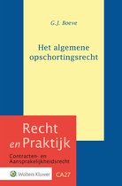 Recht en Praktijk - contracten en aansprakelijkheidsrecht CA27 - Het algemene opschortingsrecht