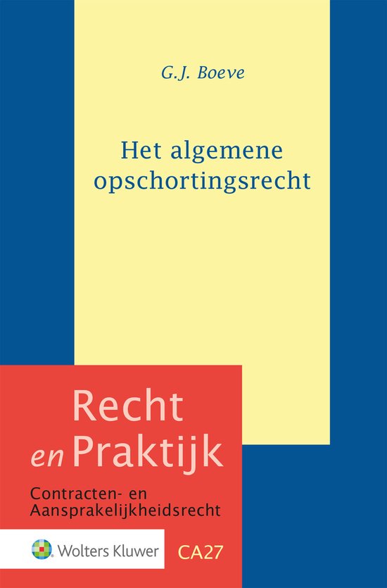 Recht en Praktijk - contracten en aansprakelijkheidsrecht CA ... - cover
