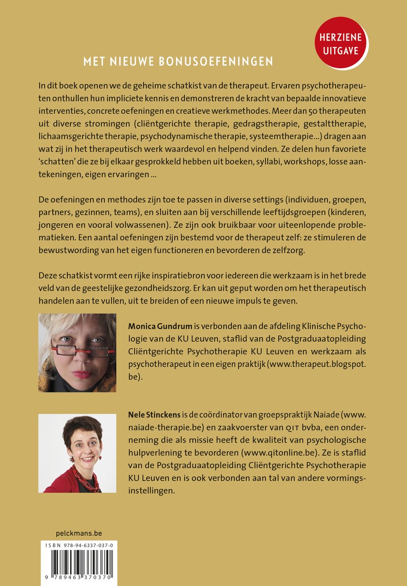 De schatkist van de therapeut - back cover