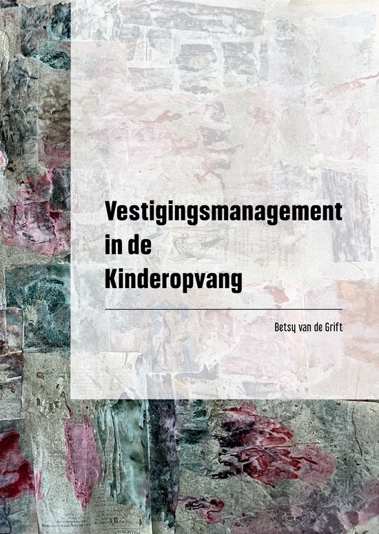 Vestigingsmanagement in de Kinderopvang - cover