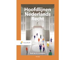 Omslag van Hoofdlijnen Nederlands recht