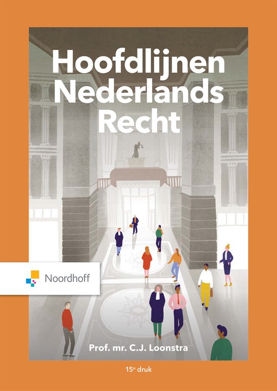Hoofdlijnen Nederlands recht - cover