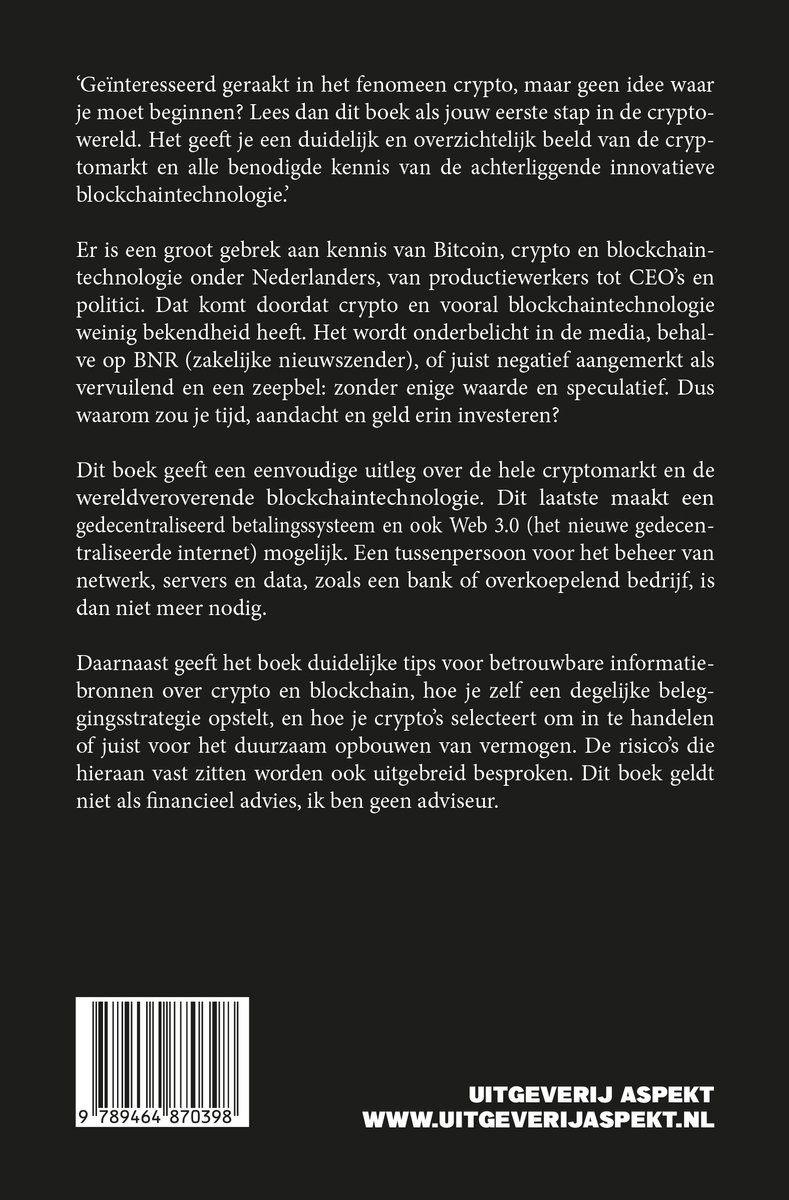 Het Cryptohandboek | 9789464870398 | Jasper Heijboer | Boeken | bol