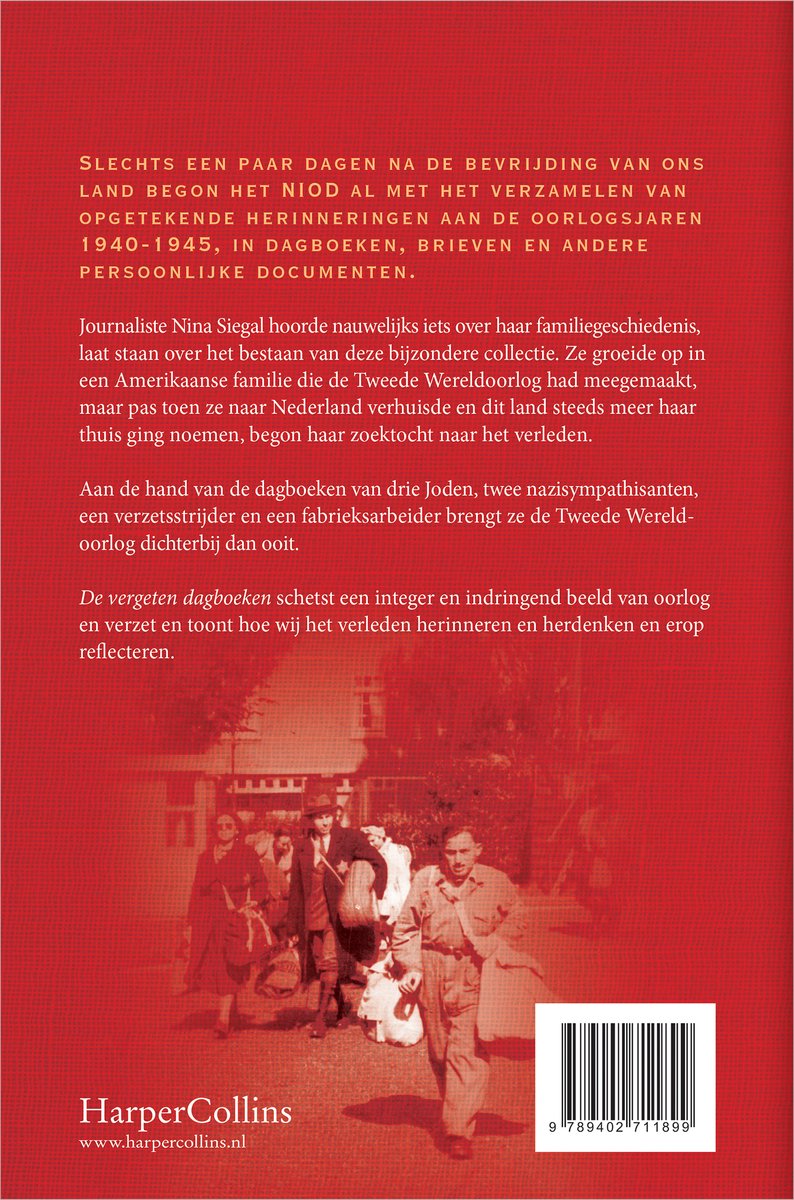 De vergeten dagboeken - back cover