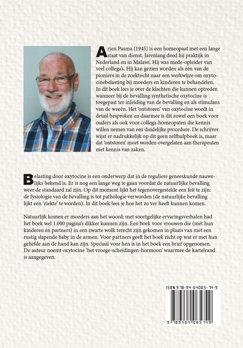 Oxytocine - back cover