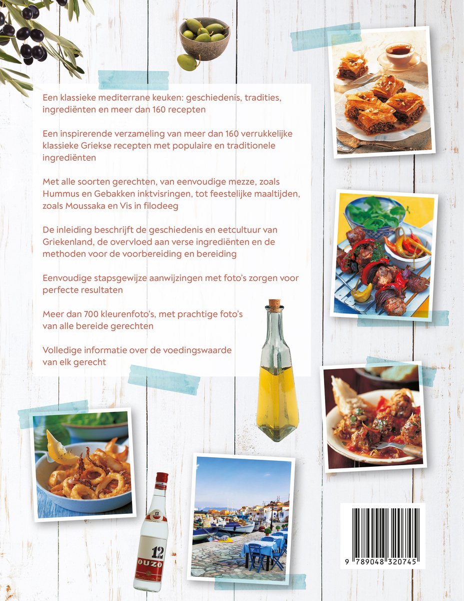 De Griekse keuken - back cover