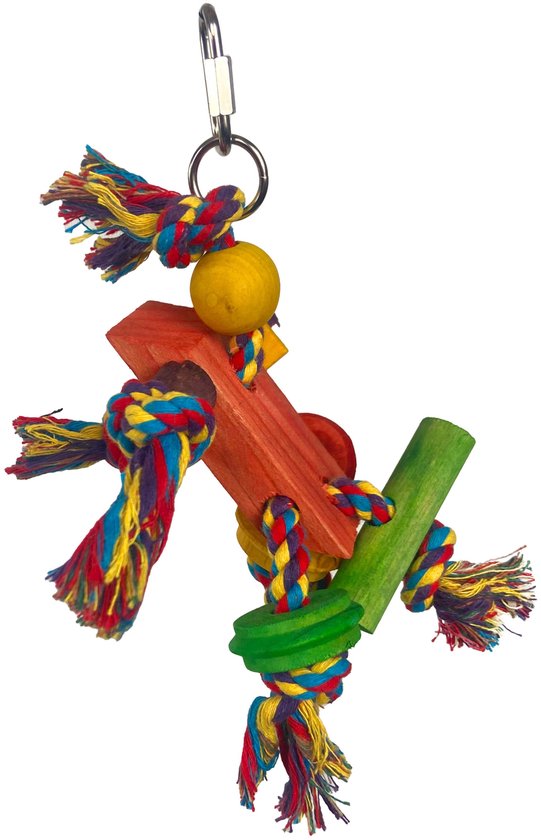 Perroquet Happy Pet Toys - Fiesta - 31 x 12 x 10 cm