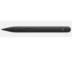Microsoft Surface Slim Pen 2 - Digitale Stylus - 4096 Drukniveaus - Haptische Feedback - Bluetooth 5.0 - Zwart - voor Microsoft Surface Hub 2S, Laptop Studio, Pro 8, Pro 9, Pro X, Studio 2; Surface Duo 2