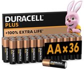 Duracell Plus AA - alkaline batterijen - 1,5V, LR6 - 36 stuks