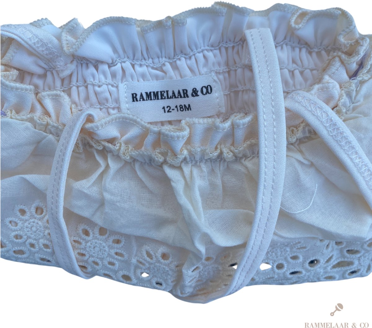 Rammelaar&Co Boho Badpak Ivory Lace - Badpak Meisjes — afbeelding 4