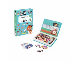 Janod - Magnetibook - Sporten - Magneetboek Speelset
