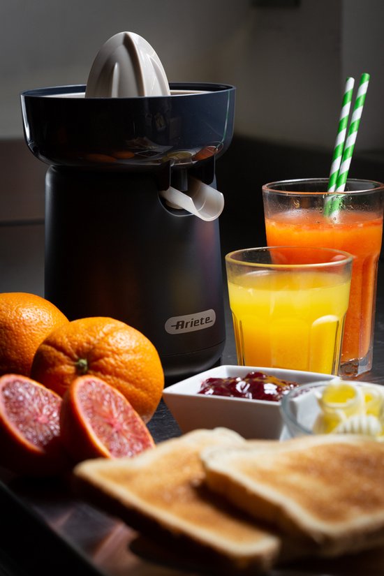 Ariete 0417/00 - New Breakfast - elektrische Citruspers - 40W - 2 verwijderbare perskegels - donker grijs van Merkloos — afbeelding 3