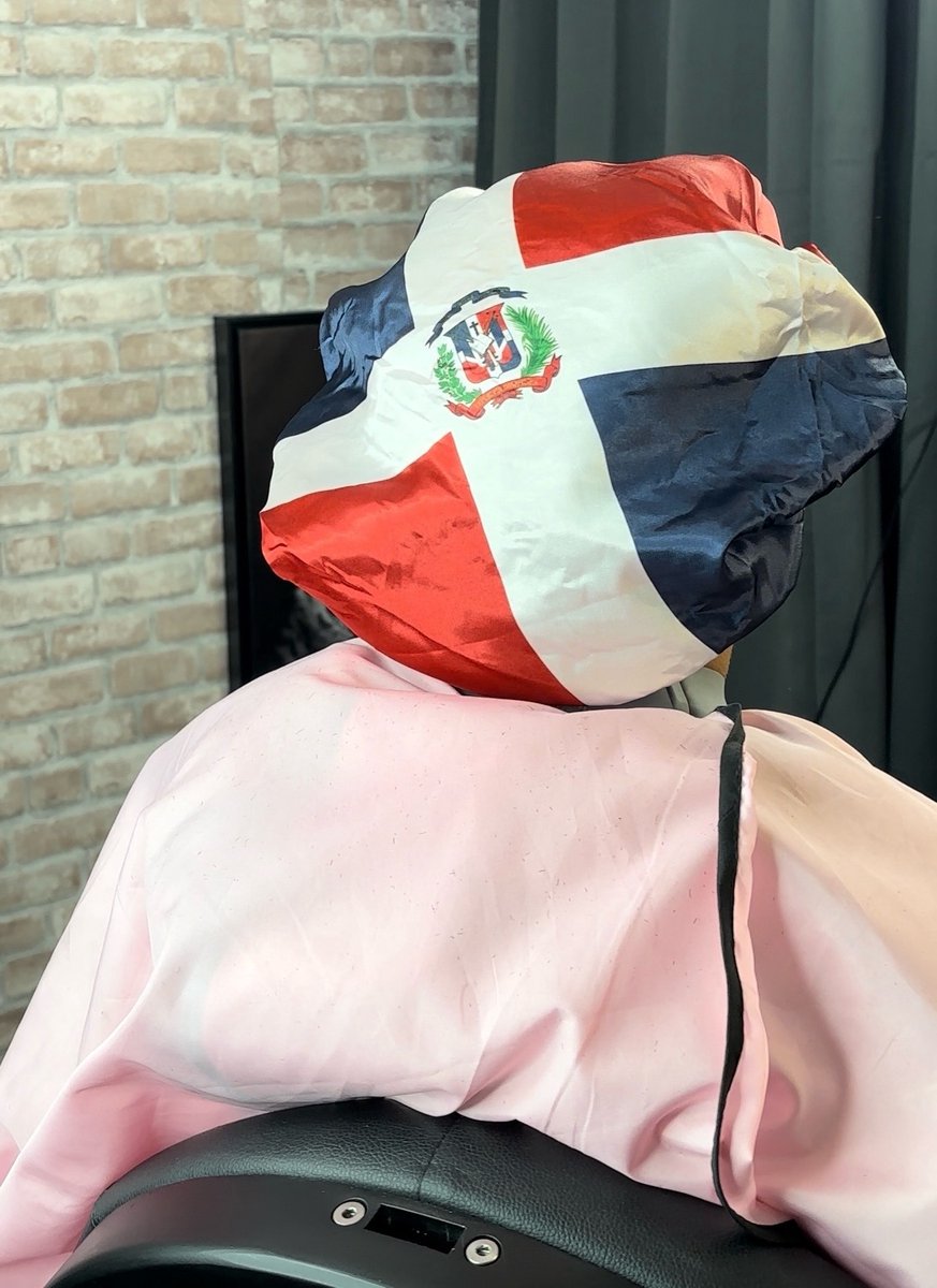satijnen bonnet Dominicaanse republiek