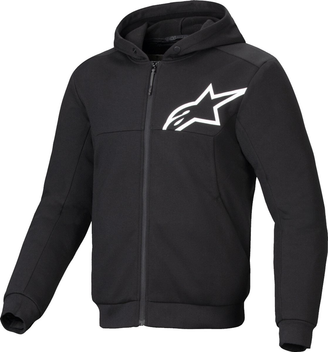 Alpinestars Chrome V2 Sport Hoodie Zwart White - Jas
