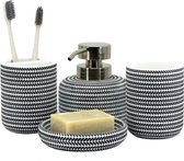 Badkamer Toiletset - 4 Delig - Toiletaccessoires Set - Acr