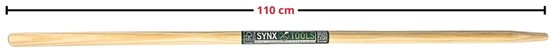 Synx Tools Bezemsteel 110 cm - Bezems - bezem / Zaalveger - Steel - Tuinbezem - Buitenbezem steel - Binnenbezem steel van Synx Tools — afbeelding 2
