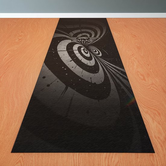 Bull's Illusion Carpet Dartmat - 241x55 cm - Zwart/Wit - Werplijn van Bull's — afbeelding 3