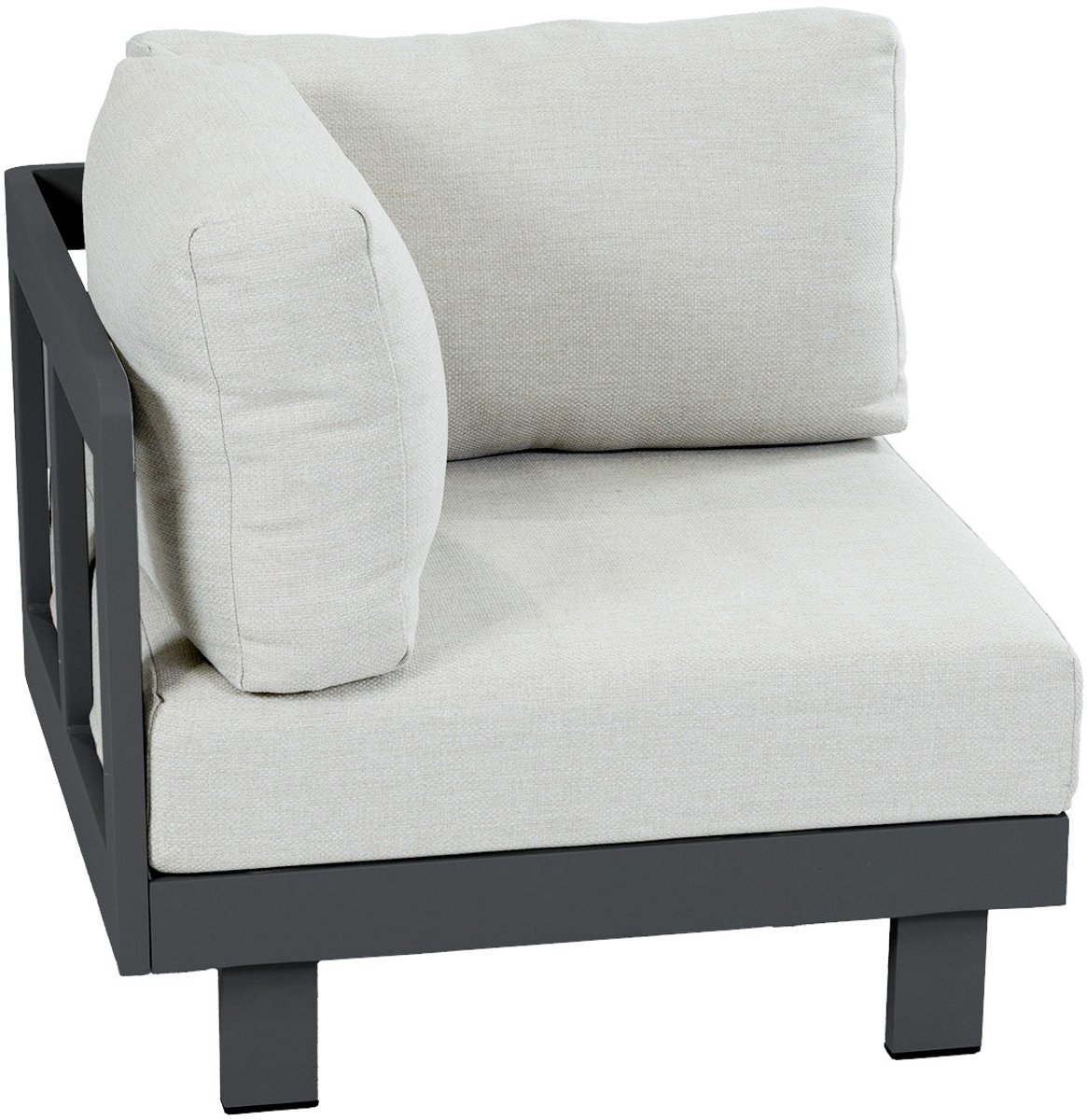 Hoekelement Tulum | Black & Beige