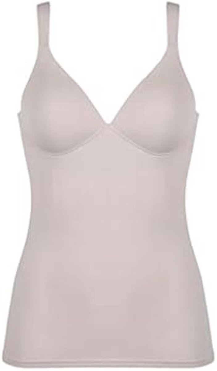 Naturana hemd met padded BH zonder beugels maat 75A beige