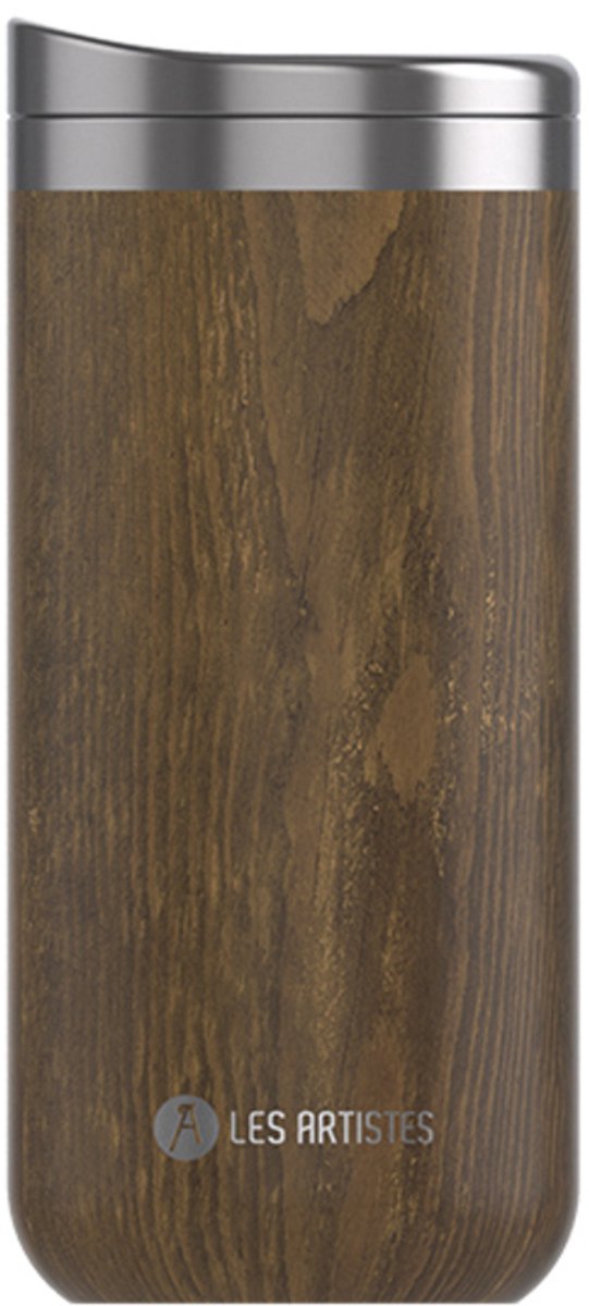 Les Artistes Paris Thermosbeker reisbeker 500ml - Wood - LP-A2361