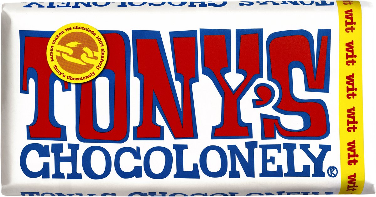 Witte Chocolade Reep 180 gram Chocola van Tony's Chocolonely — cadeau in Eten & Drinken - foto 6
