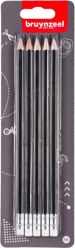 STABILO GREENgrpah Grafietpotlood HB - Met gum - Doos à 12 stuks - 4006381391580
