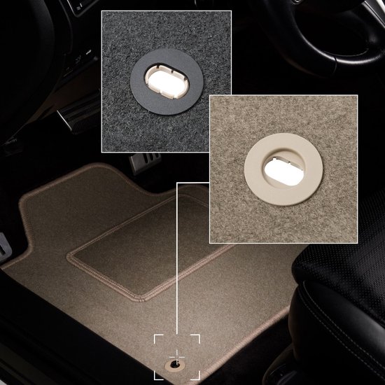 Beige veloursmatten voor: Kia Sportage III SUV (2010-2015)