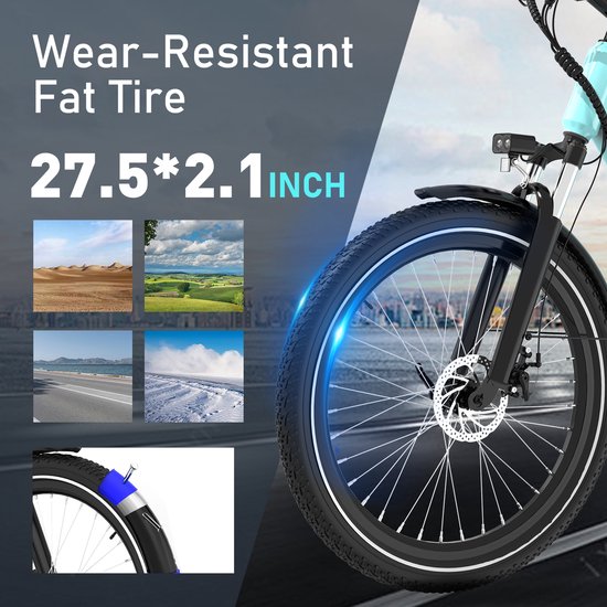 RCB G5 Elektrische Fiets - Lichtgewicht Aluminium Frame - 250W Motor - 36V 13Ah Verwijderbare Batterij - 7 Versnellingen - Met App, NFC & LCD Display - Comfortabel & Roestvrij - Voor Dames en Heren - Actieradius 80km van RCB — afbeelding 3