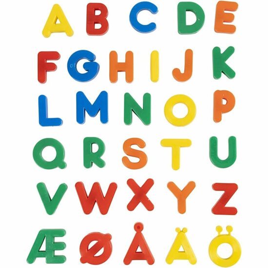 Lena Magneetletters – 36 Kleine Letters, Ca. 3 Cm – Multicolor – Leren Schrijven Voor Kinderen Vanaf 3 Jaar