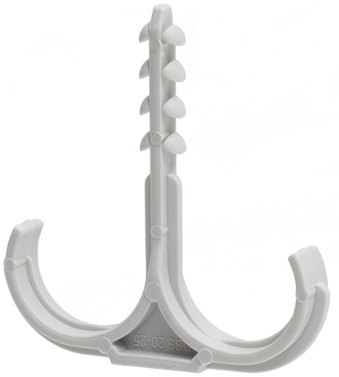 Schnabl DSS20-25 leidingklembeugel met plug 20-25mm - grijs per 200 stuks (30240)