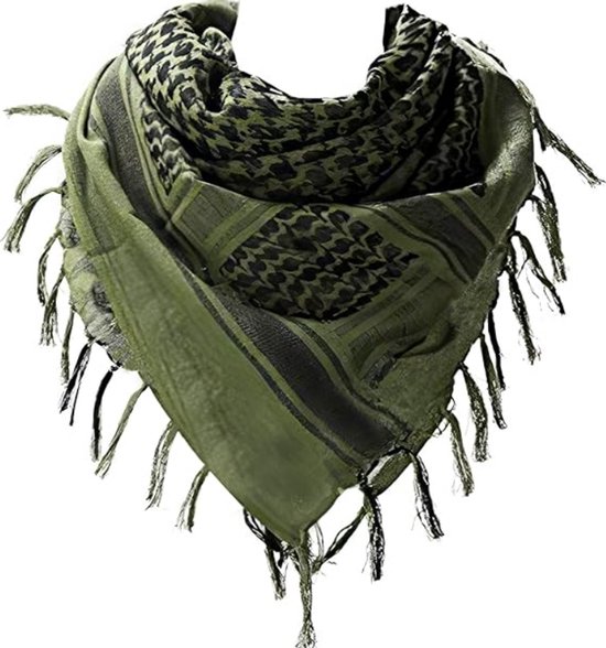 Shemagh - Arafat Sjaal - Military Tactical Shemagh Scarf - Desert Keffiyeh Head Neck Wrap - Arab Scarves - LOUZIR