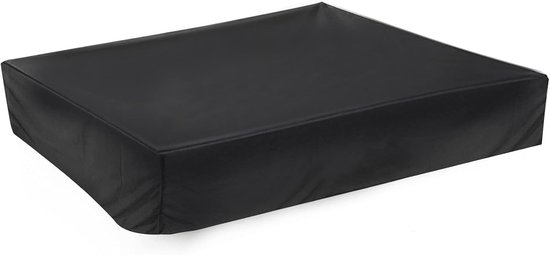 Tissu Oxford Pvc Imperméable Housse De Bac à Sable 120x120x20 Cm - Imperméable Oxford, Cordon De Serrage, Protection Contre Pluie/poussière