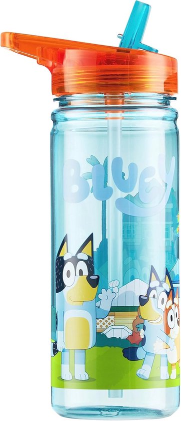 Waterfles voor kinderen met rietje