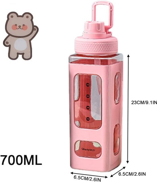 Roestvrijstalen sportwaterfles - vacuümgeïsoleerde 32oz lekvrije waterfles met brede