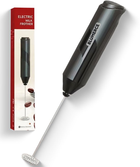 Melkopschuimer Elektrisch - Melkopklopper - Warm/Koud Opschuimen - Milk Frother - Zwart/RVS