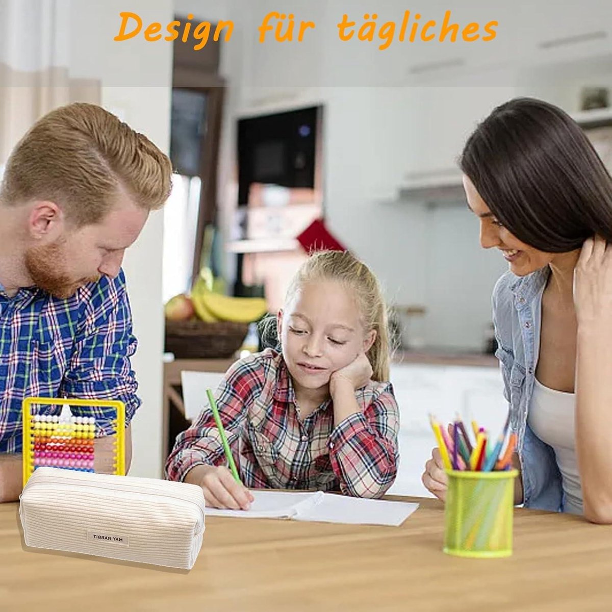 Zueyen Etui Esthetisch, etui corduroy stof, kleine make-uptas