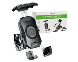 iSetchi Telefoonhouder Fiets - Met Quick Release en Universele Stuurrubbers - GSM Mobiel Houder - Voor Fiets/Motor/Brommer Stuur en Scooter Spiegel - Fietshouder - Telefoonhouders iSetchi Telefoonhouder Fiets - Met Quick Release en Universele Stuurrubbers - GSM Mobiel Houder - Voor Fiets/Motor/Brommer Stuur en Scooter Spiegel - Fietshouder - Telefoonhouders