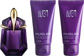 Mugler Alien Eau de Parfum Geschenkset - Mysterieus & Sensueel - Eau de parfum 30ml, Body Lotion 50ml & Douchegel 50ml
