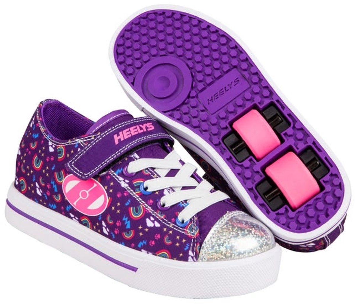 Heelys X2 Snazzy Multi Rainbow Paars