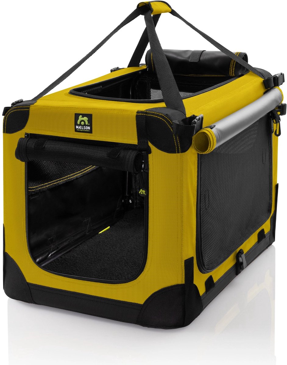 Maelson Reisbench Softkennel 62cm Geel XS