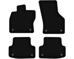 BASIC zwarte veloursmatten voor: Audi A3 8V 3-deurs, sedan, limousine, sportback (2012-)
