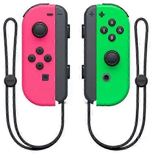 Nintendo Switch Joy-Con controllers groen en roze