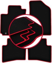 CARLUX-RED automatten voor: Kia Rio III UB hatchback (2011-2017)