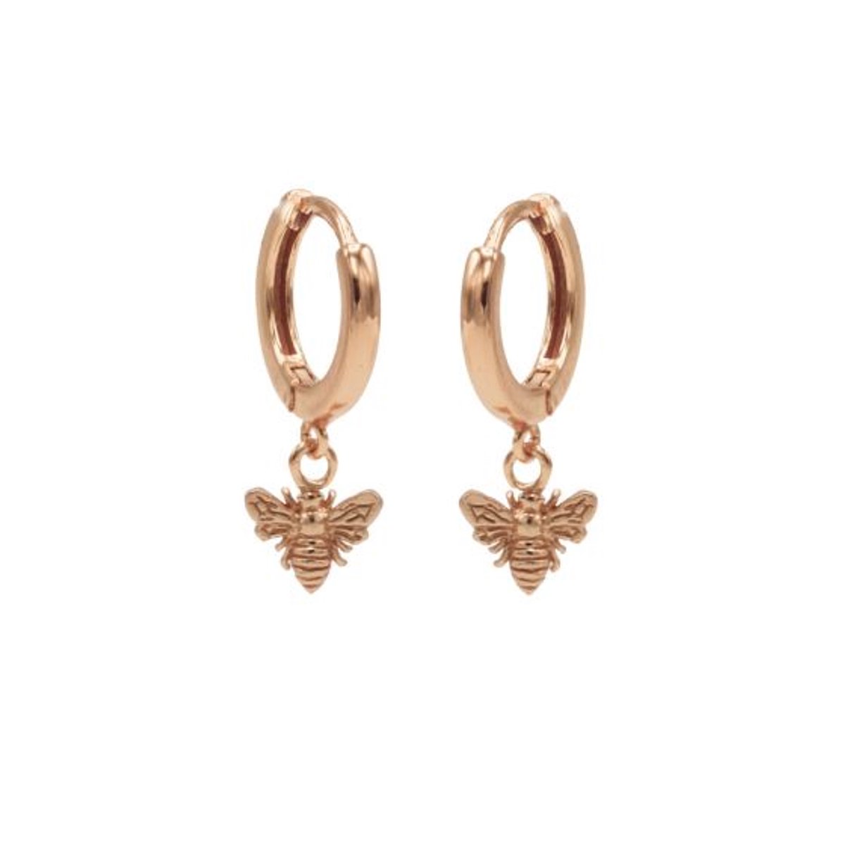 Karma hinged hoops symbool bee rosé gold M1980HIN