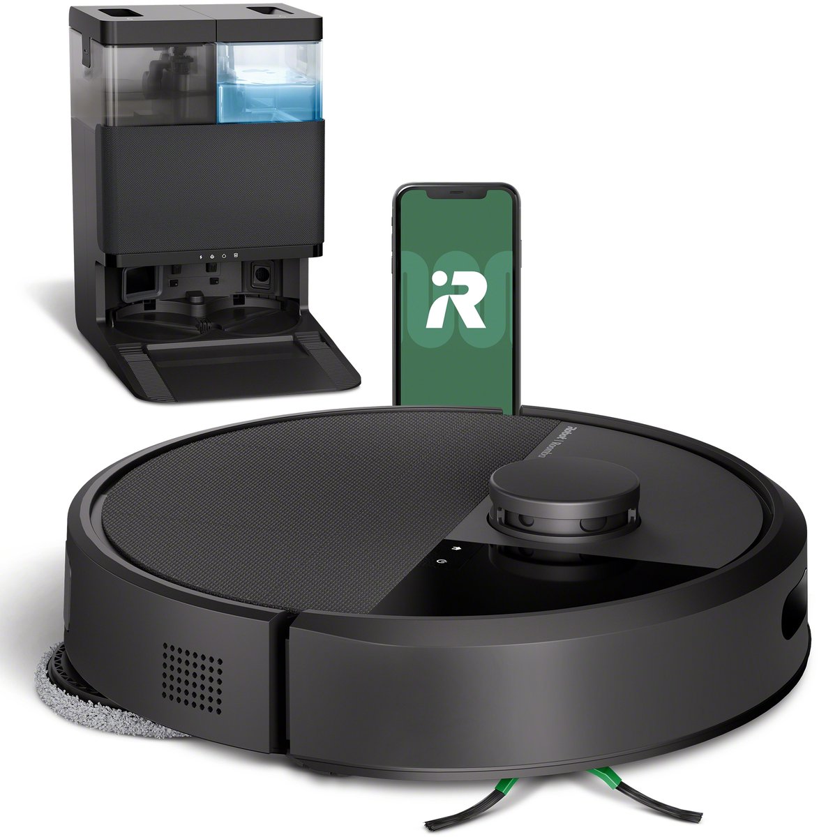 iRobot Roomba® Plus 405 Combo Robot + Autowash™ Dock - Robotstofzuiger met Dweilfunctie - Zwart - G1850