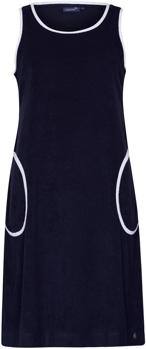 Rebelle Jurk Sporty - Blauw - Badstof - Maat 34