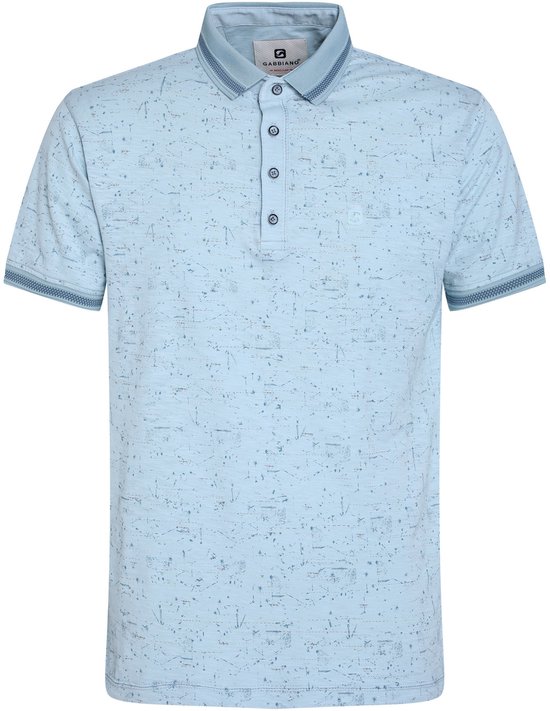 Gabbiano Poloshirt Polo 235528 4001 Bright Blue Mannen Maat - 3XL