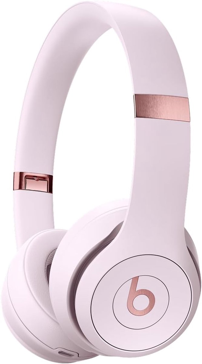 Draadloze Bluetooth On-Ear Koptelefoon met 50 Uur Luistertijd – Zachtroze