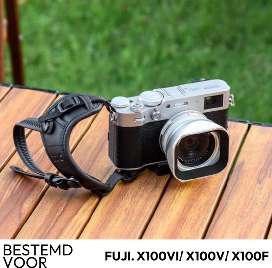 VD WEIDE ENTERPRISE - Aluminium lenskap met dop voor Fujifilm X100VI X100V X100F camera's - vervangt LH-X100 lenskap - zilver - 49mm filtercompatibiliteit .