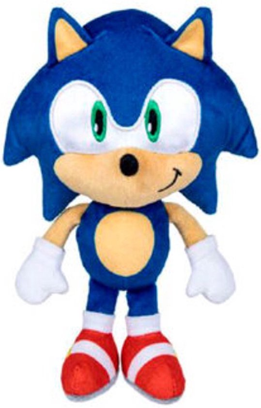 Sonic – Sonic The Hedgehog Pluche Knuffel 23 cm {Sonic the Hedgehog 2 Plush Toy | Speelgoed knuffeldier knuffelpop voor kinderen jongens meisjes | Sonic De Egel | Silver, Knuckles, Shadow, Miles Tails Prower , Amy, Dr. Eggman}